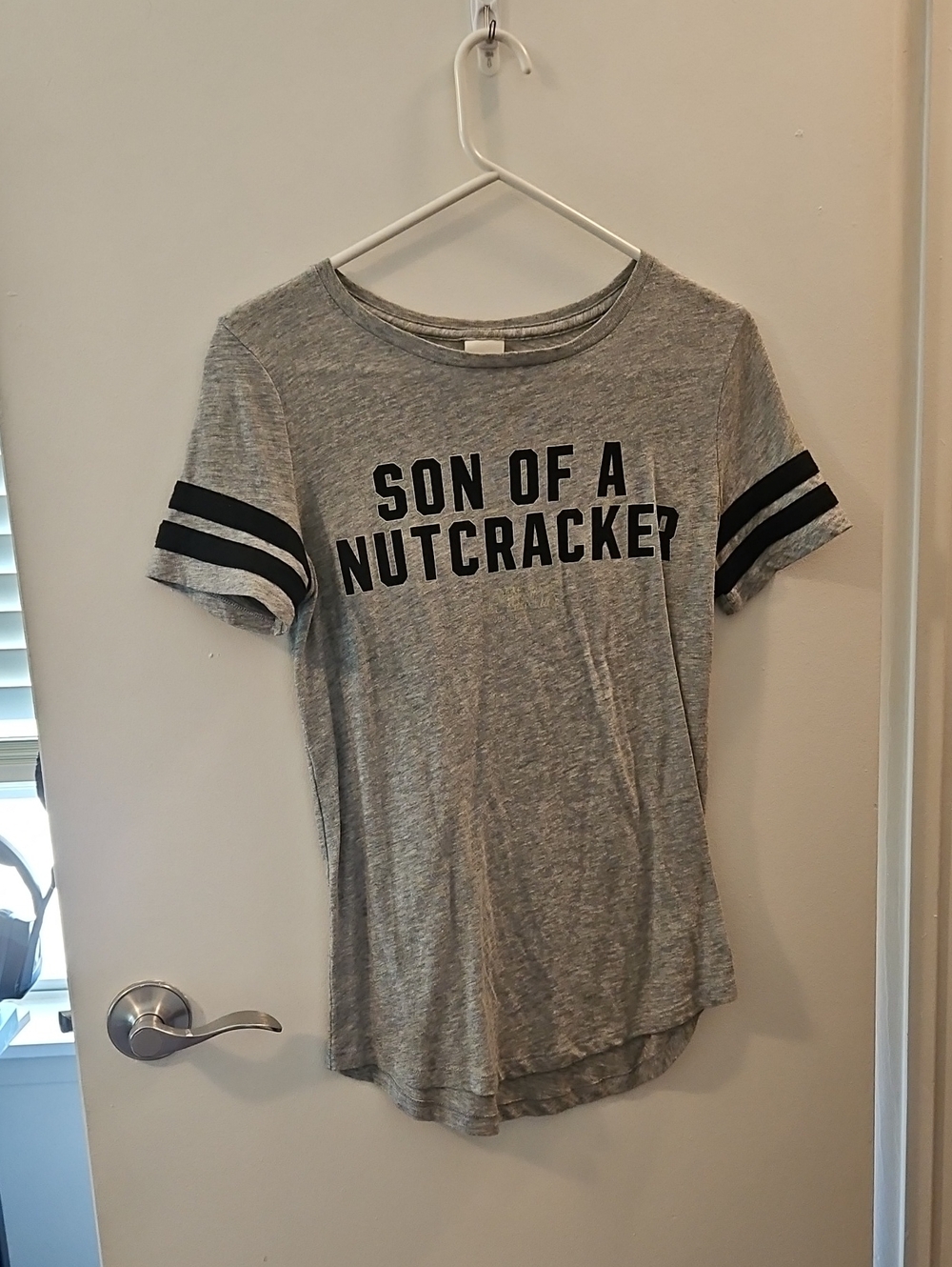 Grey 'Son of a Nutcracker' Graphic Tee